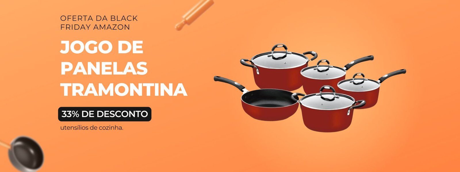 Banner E commerce Promocao Utensilios para Cozinha